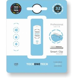 TechOneTech Pro Smart Clip USB 2.0 Memoria 32 GB (Pendrive)