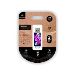 TechOneTech Flower Power USB 2.0 Memoria 32 GB (Pendrive)