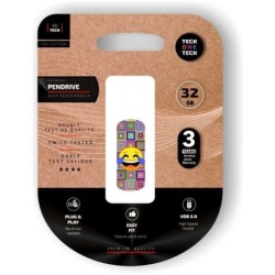TechOneTech Clip Tech Emoji Mi sto separando USB 2.0 Memoria 32GB (Pendrive)