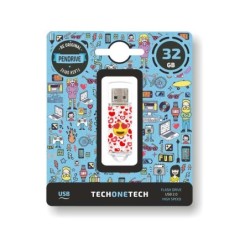 TechOneTech Heart Eyes Memoria USB 2.0 32GB (Pendrive)