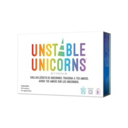Unstable Unicorns Juego de Cartas - Tematica Fantasia  - De 2 a 8 Jugadores - A partir de 8 Años - Duracion 30-60min. aprox.