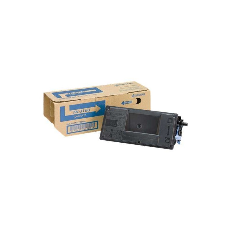 Cartuccia toner nero originale Kyocera TK3160 - 1T02T90NL0/1T02T90NL1 Cartuccia toner nero originale Kyocera TK3160 - 1T02T90NL0/1T02T90NL1