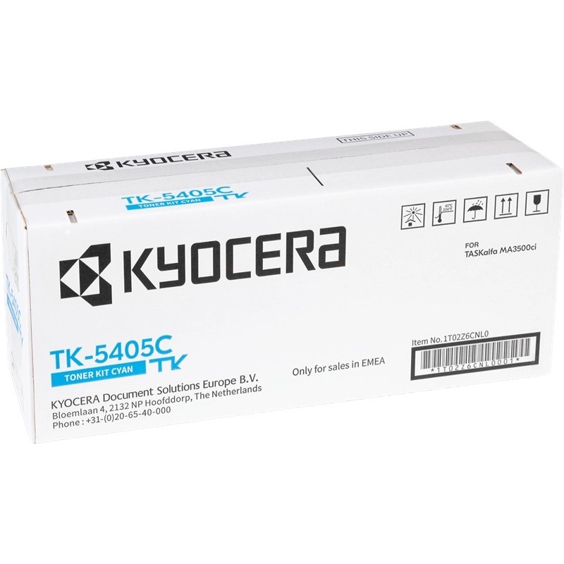 Cartuccia toner originale ciano Kyocera TK5405 - 1T02Z6CNL0/TK5405C