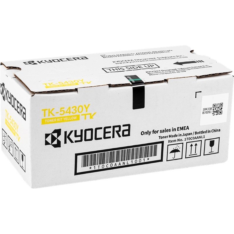 Kyocera TK5430 Amarillo Cartucho de Toner Original - 1T0C0AANL1/TK5430Y Kyocera TK5430 Amarillo Cartucho de Toner Original - 1T0C0AANL1/TK5430Y