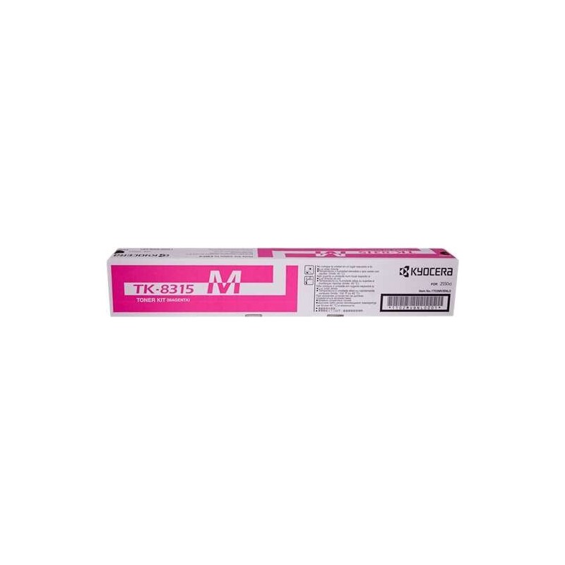 Cartuccia toner originale magenta Kyocera TK8315 - 1T02MVBNL0/TK8315M