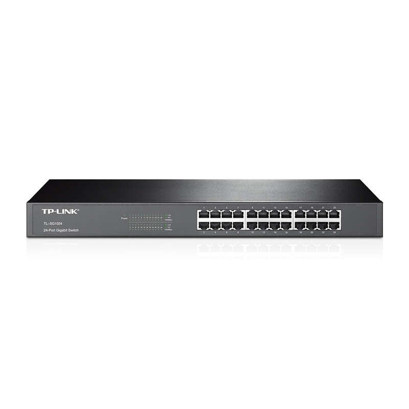 TP-Link Switch con 24 Puertos Gigabit - Tecnologia Verde TP-Link Switch con 24 Puertos Gigabit - Tecnologia Verde