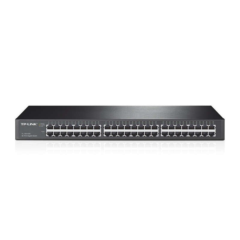 TP-Link Switch 48 Puertos Gigabit - 10/100/1000 Mbps TP-Link Switch 48 Puertos Gigabit - 10/100/1000 Mbps