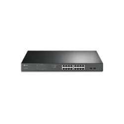 Switch TP-Link Easy Smart JetStream - 16 porte Gigabit PoE/PoE+