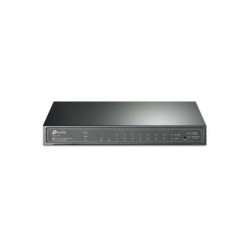 TP-Link JetStream Smart Switch - 8 Puertos Gigabit PoE con 2 Ranuras SFP