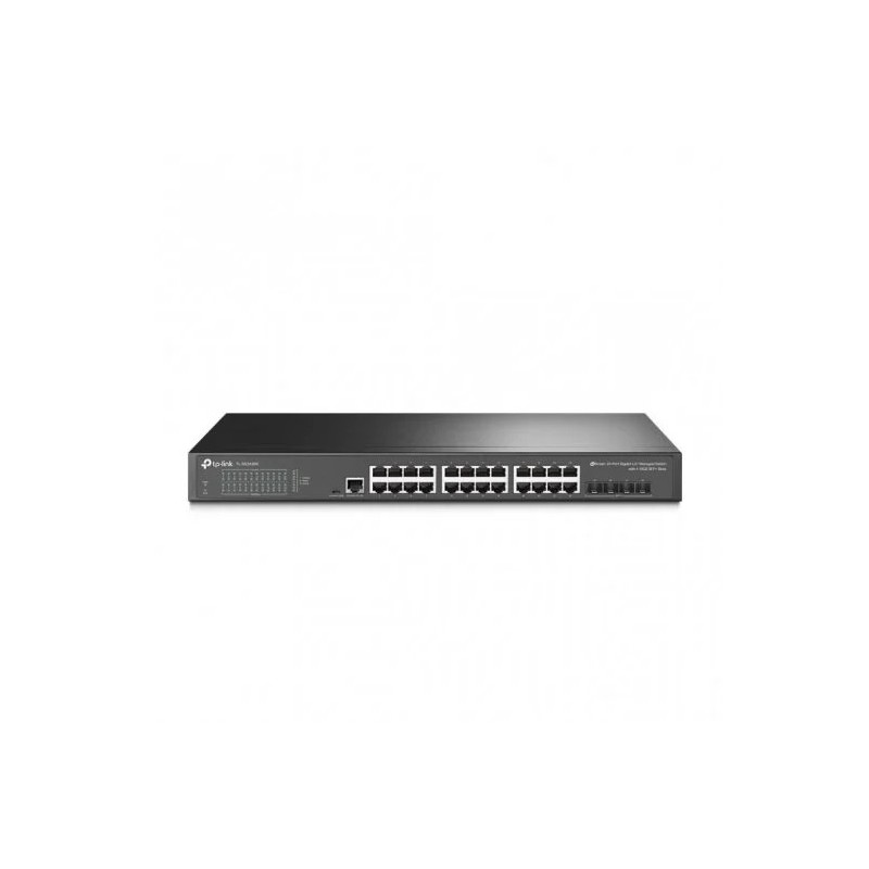 Switch gestito TP-Link L2 24 porte Gigabit + 4 SFP Switch gestito TP-Link L2 24 porte Gigabit + 4 SFP