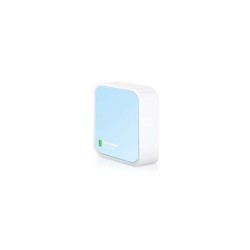 TP-Link Router Wireless Nano N 300Mbps - 1 EP ETH - 1 EP Micro USB - Antenna Interna - Colore Bianco/Blu