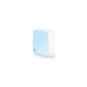 TP-Link Router inalambrico Nano N 300Mbps - 1 EP ETH - 1 EP Micro USB -Antena Interna - Color Blanco/Azul