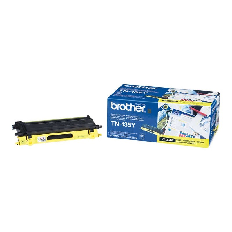 Cartuccia toner giallo originale Brother TN135 - TN135Y Cartuccia toner giallo originale Brother TN135 - TN135Y