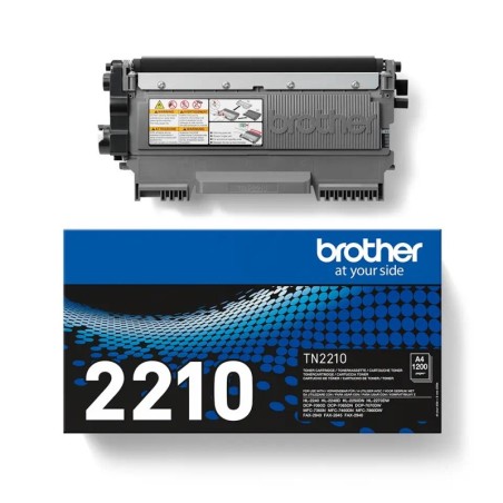 Cartuccia toner nero originale Brother TN2210