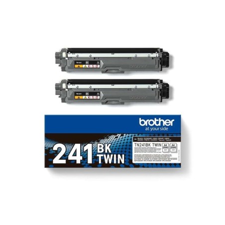 Brother TN241 Nero Confezione da 2 cartucce toner originali - TN241BKTWIN