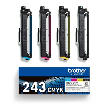 Confezione da 4 cartucce toner originali Brother TN243 - TN243CMYK
