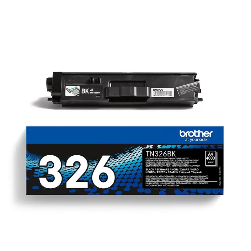 Cartuccia toner nero originale Brother TN326 - TN326BK Cartuccia toner nero originale Brother TN326 - TN326BK