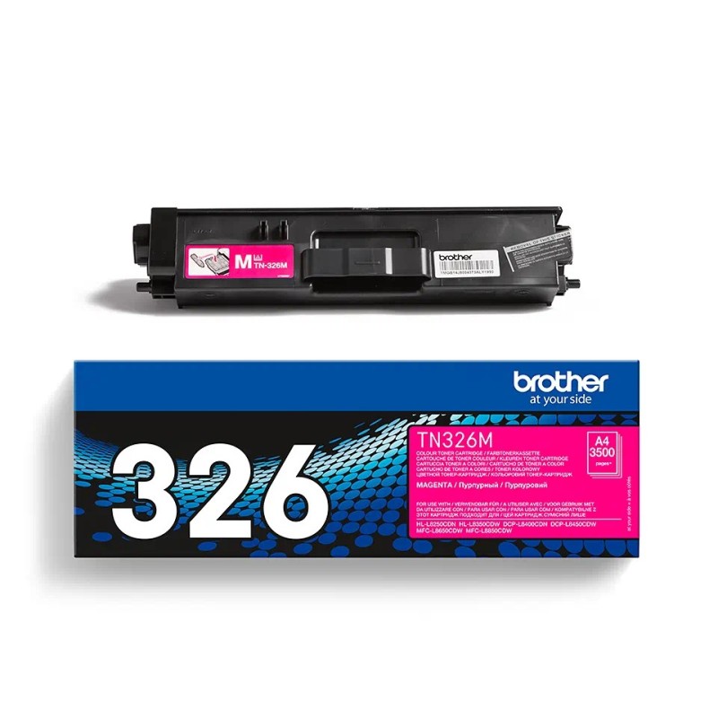Cartuccia toner originale magenta Brother TN326 - TN326M Cartuccia toner originale magenta Brother TN326 - TN326M