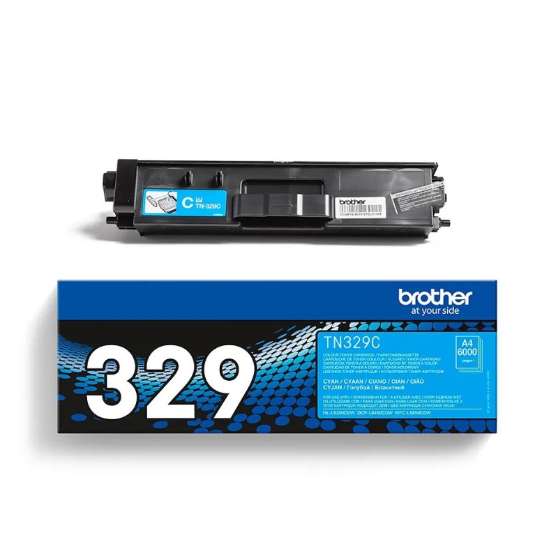 Cartuccia toner originale ciano Brother TN329 - TN329C