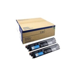 Brother TN329 Cyan Pack de 2 Cartuchos de Toner Originales - TN329CTWIN