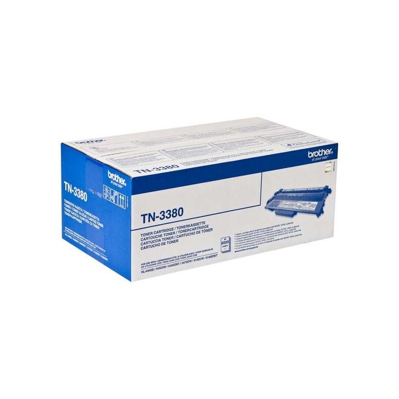 Cartuccia toner nero originale Brother TN3380 Cartuccia toner nero originale Brother TN3380