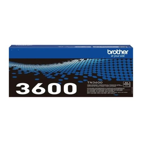 Cartuccia toner nero originale Brother TN3600 - TN3600