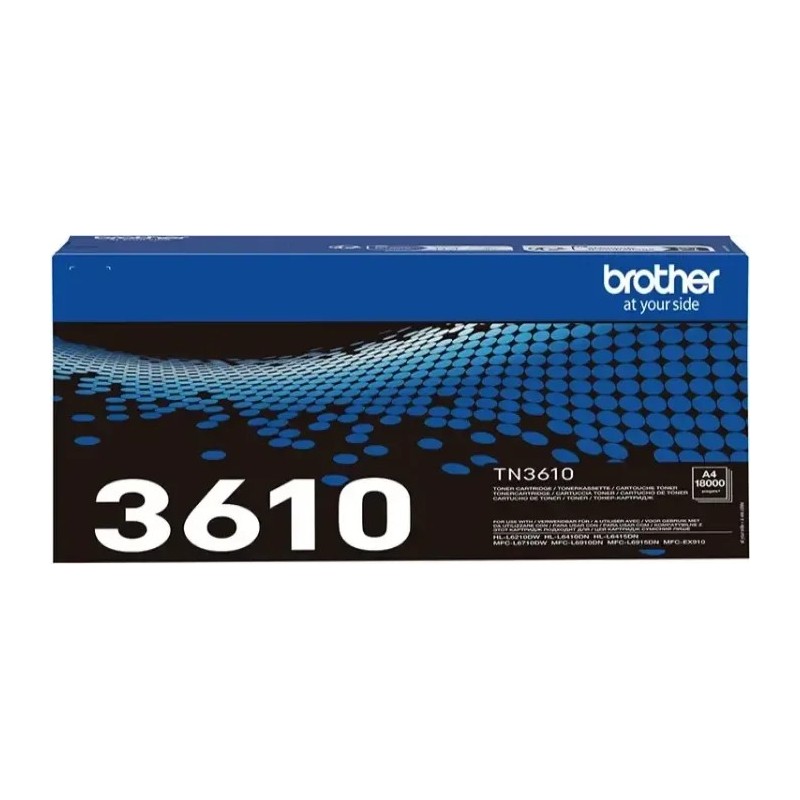 Cartuccia toner nero originale Brother TN3610 - TN3610