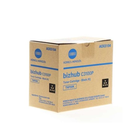 Cartuccia toner nero originale Konica Minolta TNP50 - TNP50K/A0X5154