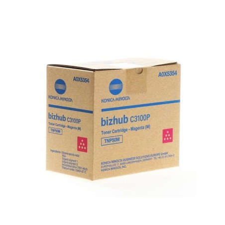 Cartuccia toner originale magenta Konica Minolta TNP50 - TNP50M/A0X5354