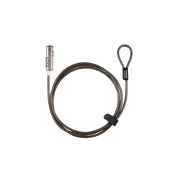 Cavo di sicurezza Tooq Nano 2,5x6 mm Combinazione portatile - Colore grigio
