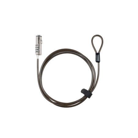 Cavo di sicurezza Tooq Nano 2,5x6 mm Combinazione portatile - Colore grigio