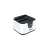 Tooq Docking Station USB 3.0 - HDD/SSD 2.5", 3.5" SATA I,II,III - Pulsante Clonazione - Backup - Colore Bianco/Nero