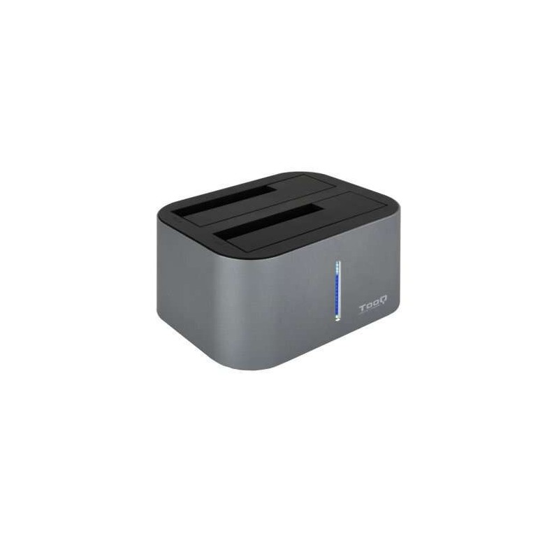 Tooq Docking Station USB 3.0/3.1 Gen 1 - HDD/SSD 2.5", 3.5" SATA - Pulsante Clonazione - Colore Grigio/Nero Tooq Docking Station USB 3.0/3.1 Gen 1 - HDD/SSD 2.5", 3.5" SATA - Pulsante Clonazione - Colore Grigio/Nero