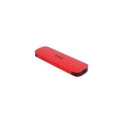 Tooq M.2 NVME USB3.1 Gen2 Scatola esterna in alluminio - Colore rosso