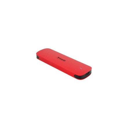 Tooq M.2 NVME USB3.1 Gen2 Scatola esterna in alluminio - Colore rosso