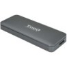 Custodia SSD esterna Tooq M2 NGFF USB-C - Grigio