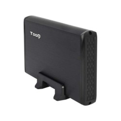 Tooq Carcasa Externa HDD 3.5" SATA USB 2.0 con Soporte - Color Negro