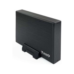 Tooq Carcasa Externa HDD 3.5" SATA USB 3.0 con Soporte - Color Negro