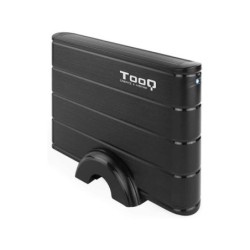 Tooq Carcasa Externa HDD 3.5" SATA USB 3.0 con Soporte - Color Negro