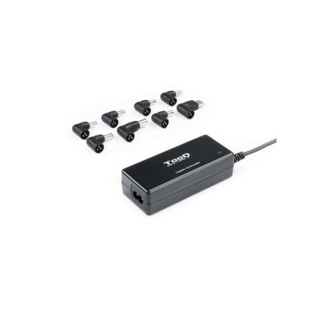 Tooq Caricatore Automatico Universale per Laptop 65W - USB - 8 Adattatori - Voltaggio 18,5-20V