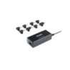 Tooq Caricatore Automatico Universale per Laptop 65W - USB - 8 Adattatori - Voltaggio 18,5-20V