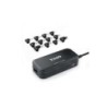 Tooq Cargador Universal Automatico para Portatil 90W - 2x USB - 12 Adaptadores - Voltaje 12-20V