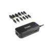 Caricabatterie Universale per Laptop Tooq 90W - USB - 12 Adattatori - Voltaggio 15-24V