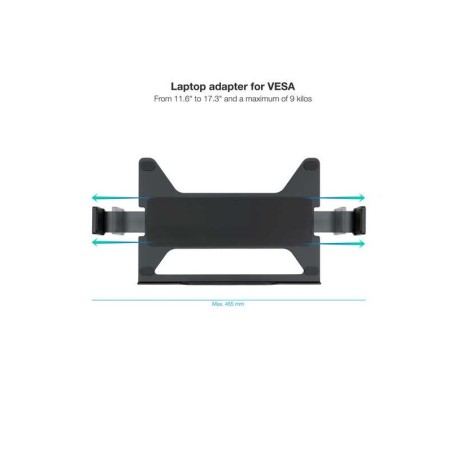 Supporto/adattatore per laptop Tooq per Vesa - nero