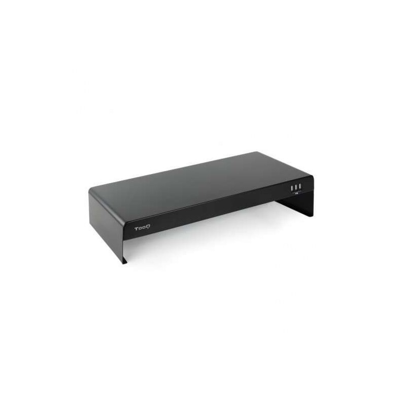Tooq Soporte Elevador para Monitor o Portatil - 3x USB 2.0 - Peso Max. 20kg - Color Negro Tooq Soporte Elevador para Monitor o Portatil - 3x USB 2.0 - Peso Max. 20kg - Color Negro