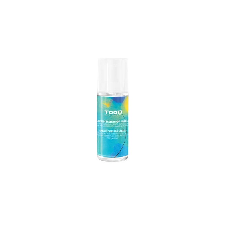 Kit spray detergente per schermi Tooq + panno in microfibra Kit spray detergente per schermi Tooq + panno in microfibra