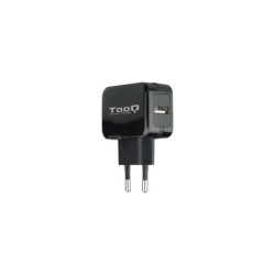 Tooq Cargador de Pared USB 5V 2.4 A - 1 Puerto USB - Color Negro