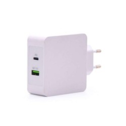 Caricatore da muro USB 3.0 Tooq, USB-C - Ricarica rapida - Bianco