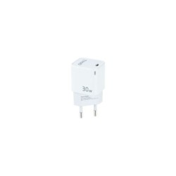 Tooq Cargador de Pared GaN USB-C/PD 30W - Color Blanco