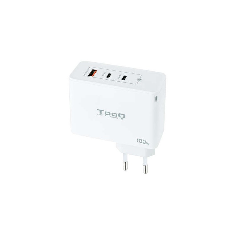 Caricatore da muro Tooq Gan 2xUSB-C/PD + USB-A/QC 100W Caricatore da muro Tooq Gan 2xUSB-C/PD + USB-A/QC 100W